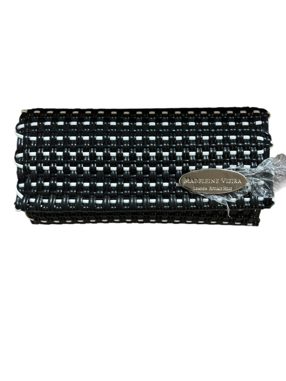 Madeleine Vieira Black Woven Wallet 🆕